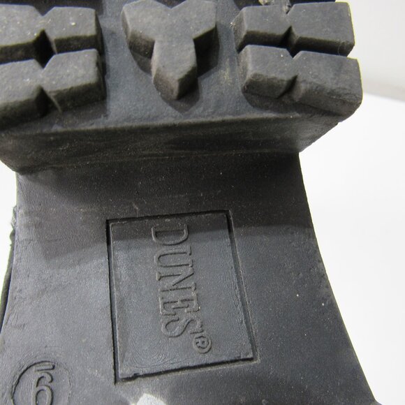 Dunes Kobe Women Blk Combat Lace Up Boot Moto Zip Up Y2K Grunge Goth Booties 9M - Picture 8 of 8